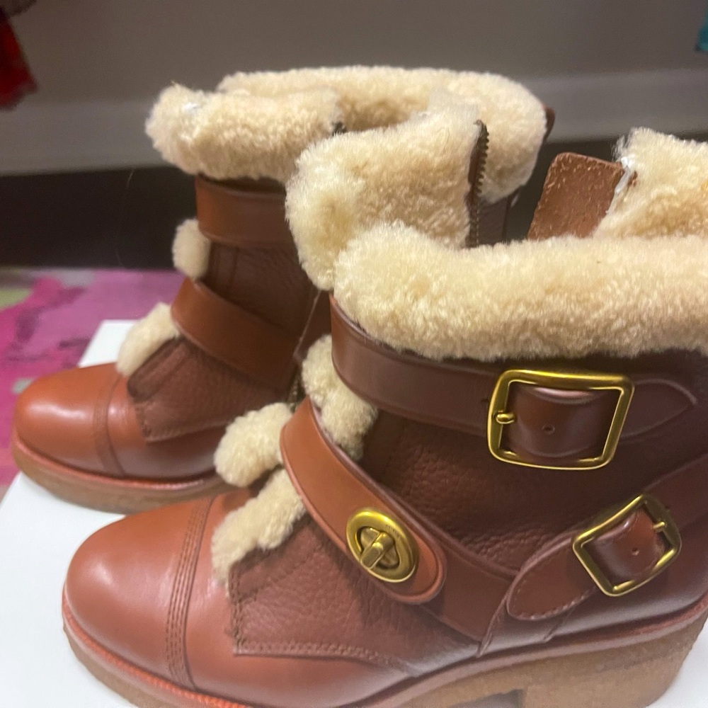 Coach ankle bootie size 7